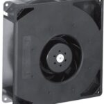 8006194249 RG160-28/12N/12, Fan Blower, Centrifugal 12VDC Square - 220mm L x 220mm H Ball 123.0 CFM (3.44m³/min) 3 Wire Leads Hirschmann