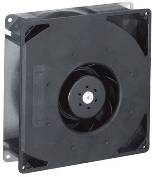 doc049700091 8006194249 RG160-28/12N/12, Fan Blower, Centrifugal 12VDC Square - 220mm L x 220mm H Ball 123.0 CFM (3.44m³/min) 3 Wire Leads Hirschmann — изображение 1