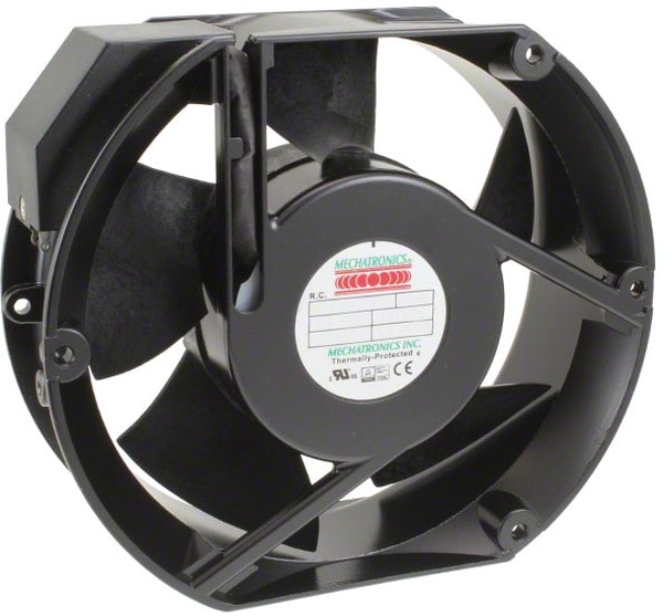 doc049700545 8006201816 UF15KC23-BTHNSR, Fan Tubeaxial 230VAC Rectangular/Rounded - 172mm L x 150mm H Ball 293.0 CFM (8.20m³/min) 4 Terminals Hirschmann — изображение 1