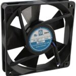 8006204008 OD1225-12HTB, Fan Tubeaxial 12VDC Square - 120mm L x 120mm H Ball 120.0 CFM (3.36m³/min) 2 Terminals Hirschmann