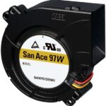 8006568160 9W1BM12P2M001, FAN BLOWER 97.1X33MM 12VDC WIRE Hirschmann