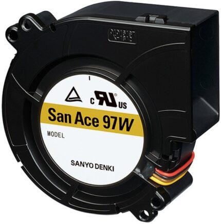 8006568160 9W1BM12P2M001, FAN BLOWER 97.1X33MM 12VDC WIRE Hirschmann