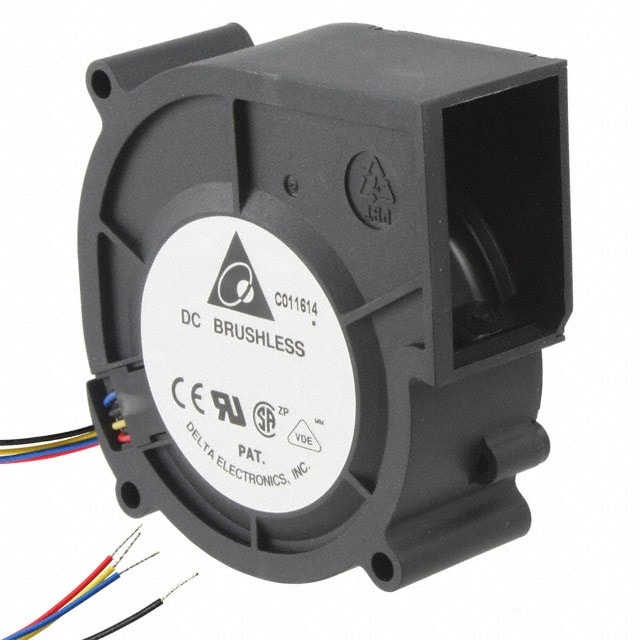 doc049707896 8006579079 BFB1012HH-TP48, Fan Blower 12VDC Rectangular/Rounded - 97.2mm L x 94.4mm H Ball 28.3 CFM (0.792m³/min) 4 Wire Leads Hirschmann — изображение 1