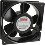 8006750353 UF12A23-BTHR, Fan Tubeaxial 230VAC Square - 120mm L x 120mm H Ball 106.0 CFM (2.97m³/min) 2 Terminals Hirschmann