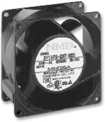 8008685293 3115FS-12T-B30-A00, Fan Tubeaxial 115VAC Square - 80mm L x 80mm H Ball 32.0 CFM (0.896m³/min) 2 Terminals Hirschmann