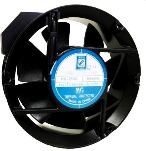 doc049727173 8006818725 OA172AP-11-1TB XC, AC Fans Axial Fan, 172x172x51mm, 115VAC, 300CFM, 52W, 61dBA, 3300RPM, Ball, Terminals Hirschmann — изображение 1