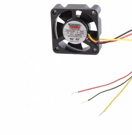 8006840328 D3010H12B2-RSR, Fan Tubeaxial 12VDC Square - 30mm L x 30mm H Ball 3 Wire Leads Hirschmann