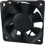 8006851176 FAD1-06025DBMW12-A, Fan Tubeaxial 24VDC Square - 60mm L x 60mm H Ball 17.9 CFM (0.501m³/min) 2 Wire Leads Hirschmann