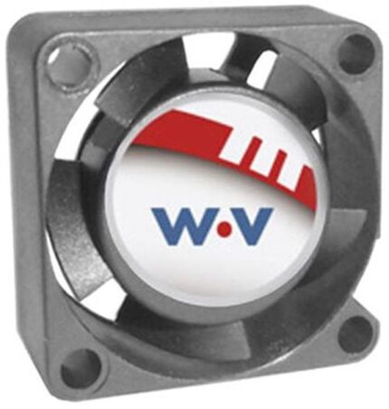 8033990793 DC0251012H2B-BT0, Fan Tubeaxial 12VDC Square - 25mm L x 25mm H Ball 2.4 CFM (0.067m³/min) 4 Wire Leads Hirschmann