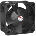 8033973441 DC0382012M2B-2T0, Fan Tubeaxial 12VDC Square - 38mm L x 38mm H Ball 7.4 CFM (0.207m³/min) 2 Wire Leads Hirschmann