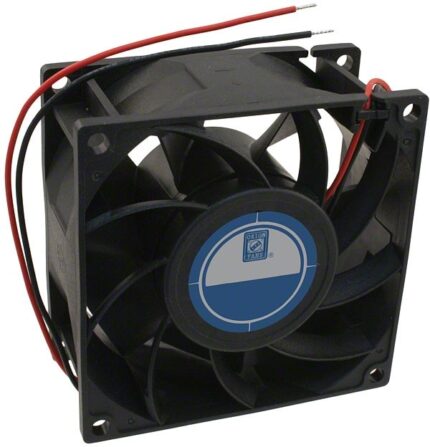 8006886107 OD8038-12HBVXC, FAN AXIAL 80X38MM 12VDC WIRE Hirschmann