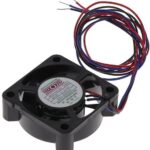 8006886173 MA3010H12B2-RSR, Fan Tubeaxial 12VDC Square - 30mm L x 30mm H Ball 4.2 CFM (0.118m³/min) 3 Wire Leads Hirschmann