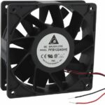 8006891647 PFB1224GHE-T500, Fan Tubeaxial 24VDC Square - 120mm L x 120mm H Ball 217.8 CFM (6.10m³/min) 2 Wire Leads Hirschmann