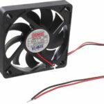 8006893526 MB6010L12B-RSR, Fan Tubeaxial 12VDC Square - 60mm L x 60mm H Ball 9.4 CFM (0.263m³/min) 2 Wire Leads Hirschmann