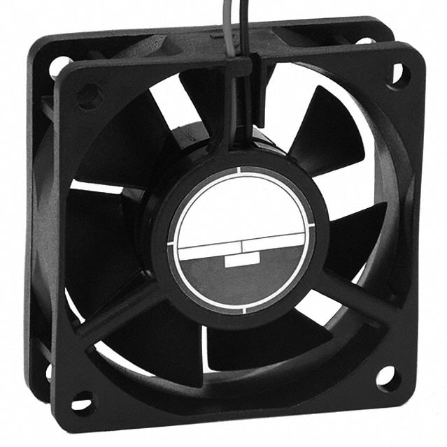 doc049772684 8006903451 OD6020-12HB02A, Fan Tubeaxial 12VDC Square - 60mm L x 60mm H Ball 3 Wire Leads Hirschmann — изображение 1