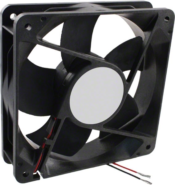 doc049777810 8006908969 19030572A, Fan Tubeaxial 24VDC Square - 120mm L x 120mm H Ball 102.0 CFM (2.86m³/min) 2 Wire Leads Hirschmann — изображение 1