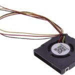 8006923321 DB200303H1A-3T0, Fan Blower 3VDC Square - 20mm L x 20mm H Ball 0.340 CFM (0.010m³/min) 3 Wire Leads Hirschmann