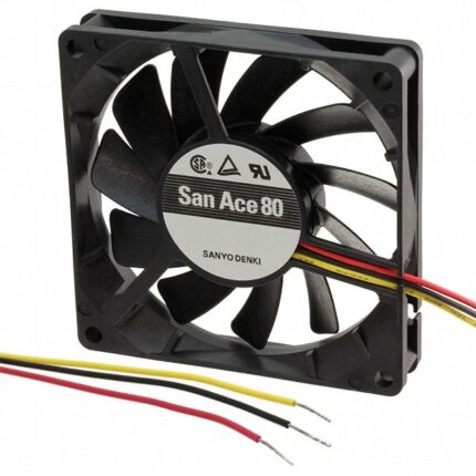 8005415166 109P0812H602, DC Fans DC Axial Fan, 80x80x20mm, 12VDC Hirschmann
