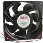 8006971487 MM1865H48B-FSR, Fan Tubeaxial 48VDC Square - 180mm L x 180mm H Ball 580.0 CFM (16.24m³/min) 2 Wire Leads Hirschmann
