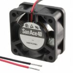 8018658489 109P0412H3023, DC Fans DC Axial Fan, 40x40x28mm, 12VDC, Groove for Lead Hirschmann