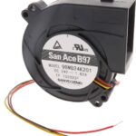 8006233986 9BMB24K201, Blowers & Centrifugal Fans DC Blower, 97x33mm, 24VDC, High Performance, Tachometer Hirschmann