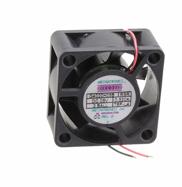 doc049825916 8007870652 G4020H05B-RSR-CC-TEF-L4, Fan Tubeaxial 5VDC Square - 40mm L x 40mm H Ball 11.0 CFM (0.308m³/min) 2 Wire Leads Hirschmann — изображение 1