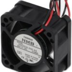 8008622776 04020VA-24K-AA-00, Fan Tubeaxial 24VDC Square - 40mm L x 40mm H Ball 2 Wire Leads Hirschmann