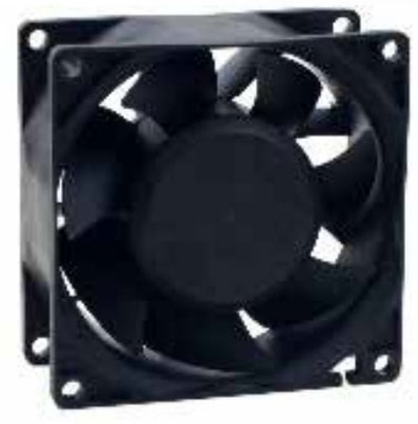 doc049835703 8008684098 MR8038H12B-RSR, Fan Tubeaxial 12VDC Square - 80mm L x 80mm H Ball 88.6 CFM (2.48m³/min) 2 Wire Leads Hirschmann — изображение 1