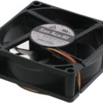 8008647172 9GA0824P4J013, Fan Tubeaxial 24VDC Square - 80mm L x 80mm H Ball 4 Position Rectangular Connector Hirschmann