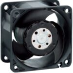 8008648987 612J/2H, Fan Tubeaxial 12VDC Square - 60mm L x 60mm H Ball 41.2 CFM (1.15m³/min) 3 Wire Leads Hirschmann