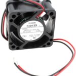 8008651422 04020VA-05Q-AA-00, Fan Tubeaxial 5VDC Square - 40mm L x 40mm H Ball 2 Wire Leads Hirschmann