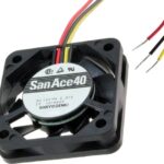 8008651527 109P0412M901, Fan Tubeaxial 12VDC Square - 40mm L x 40mm H Ball 4.2 CFM (0.118m³/min) 3 Wire Leads Hirschmann