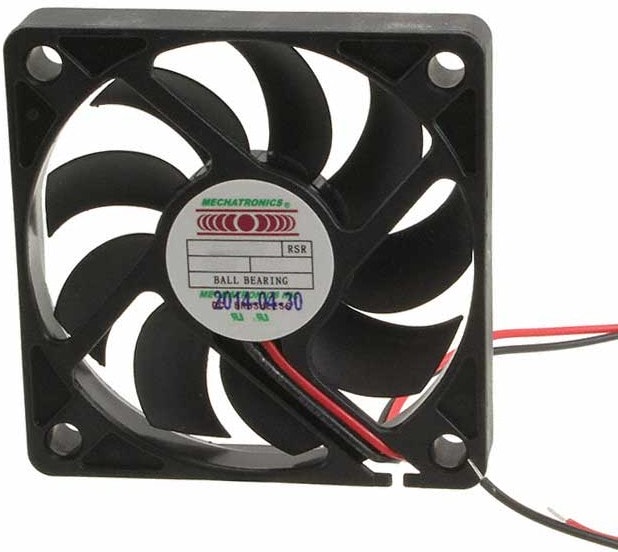 doc049853741 8008655649 MB6010M12B-RSR, Fan Tubeaxial 12VDC Square - 60mm L x 60mm H Ball 11.0 CFM (0.308m³/min) 2 Wire Leads Hirschmann — изображение 1