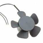 8008664599 UF12AE12-BWHR, Fan Tubeaxial, Frameless 115VAC Square - 120mm L x 120mm H Ball 106.0 CFM (2.97m³/min) 2 Wire Leads Hirschmann