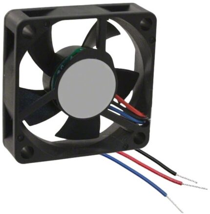 8008670815 AFB03512HA-AF00, Fan Tubeaxial 12VDC Square - 35mm L x 35mm H Ball 5.5 CFM (0.154m³/min) 3 Wire Leads Hirschmann