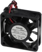 8008671230 06020SA-24N-AA-00, Fan Tubeaxial 24VDC Square - 60mm L x 60mm H Ball 20.5 CFM (0.574m³/min) 2 Wire Leads Hirschmann