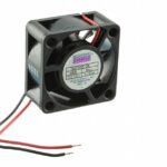 8008678698 G4020E12B-RSR, Fan Tubeaxial 12VDC Square - 40mm L x 40mm H Ball 11.7 CFM (0.328m³/min) 2 Wire Leads Hirschmann