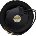 8008681009 9ADW1TS23P0M001, Fan Motorized Impellers 230VAC Round - 225mm Dia Ball 597.0 CFM (16.72m³/min) 4 Wire Leads Hirschmann