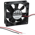 8007764654 9A0824G4021, DC Fans DC Axial Fan, 80x80x25mm, 24VDC, Ribless Hirschmann