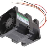 8008702878 PF40561BX-000U-A99, Fan Tubeaxial 12VDC Square - 40mm L x 40mm H Ball 31.7 CFM (0.888m³/min) 2 Wire Leads per Fan Hirschmann