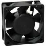 8008703878 MR6025H12B-RSR, Fan Tubeaxial 12VDC Square - 60mm L x 60mm H Ball 31.7 CFM (0.888m³/min) 2 Wire Leads Hirschmann