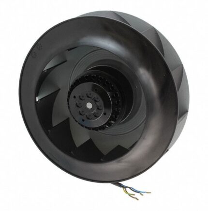 8008714132 UF250APA12-H1C2A, Fan Motorized Impellers 115VAC Round - 251mm Dia Ball 850.0 CFM (23.80m³/min) 4 Wire Leads Hirschmann