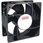 8009373649 UF20TC23-BWHR, Fan Tubeaxial 230VAC Square - 205.5mm L x 205.5mm H Ball 710.0 CFM (19.88m³/min) 2 Wire Leads Hirschmann