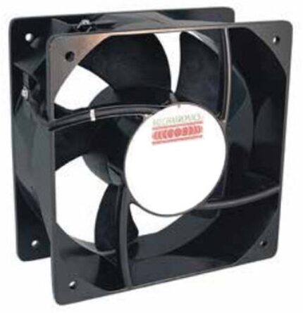 8009373649 UF20TC23-BWHR, Fan Tubeaxial 230VAC Square - 205.5mm L x 205.5mm H Ball 710.0 CFM (19.88m³/min) 2 Wire Leads Hirschmann