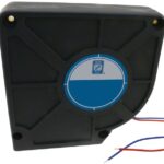 8018755187 ODB600-12MB, Fan Blower 12VDC Square/Rounded - 120.5mm L x 120.5mm H Ball 25.0 CFM (0.700m³/min) 2 Wire Leads Hirschmann