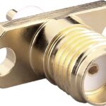8023332312 CONSMA018-4-G, SMA Connector Jack, Female Socket 50 Ohms Panel Mount Solder Hirschmann
