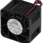 8025363570 04028DA-12N-AAF-0, Fan Tubeaxial 12VDC Square - 40mm L x 40mm H Ball 2 Wire Leads Hirschmann