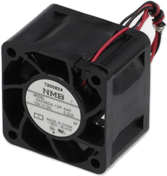 doc049966200 8027298033 04028DA-12P-AAF-0, Fan Tubeaxial 12VDC Square - 40mm L x 40mm H Ball 13.1 CFM (0.367m³/min) 2 Wire Leads Hirschmann — изображение 1