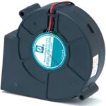 8005184164 ODB9733-12HB, Blowers & Centrifugal Fans DC Blower, 97x94x33mm, 12VDC, 32CFM, 12W, 54.8dBA, 3575RPM, Ball, Lead Wire Hirschmann