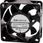 8033899367 CFM-6025BF-035-274-20, Fan Tubeaxial 5VDC Square - 60mm L x 60mm H Ball 16.8 CFM (0.470m³/min) 3 Wire Leads Hirschmann